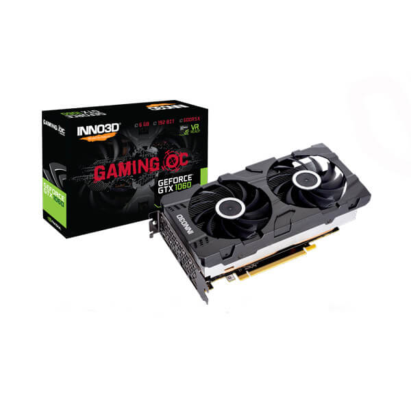 Inno3d GeForce GTX 1060 Gaming OC 6GB GDDR5X 192-bit Gaming Graphics Card